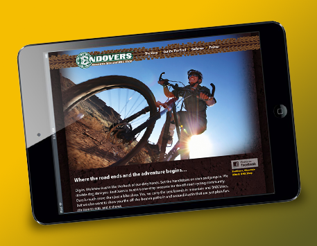 EndOvers BMX Bike Shop website