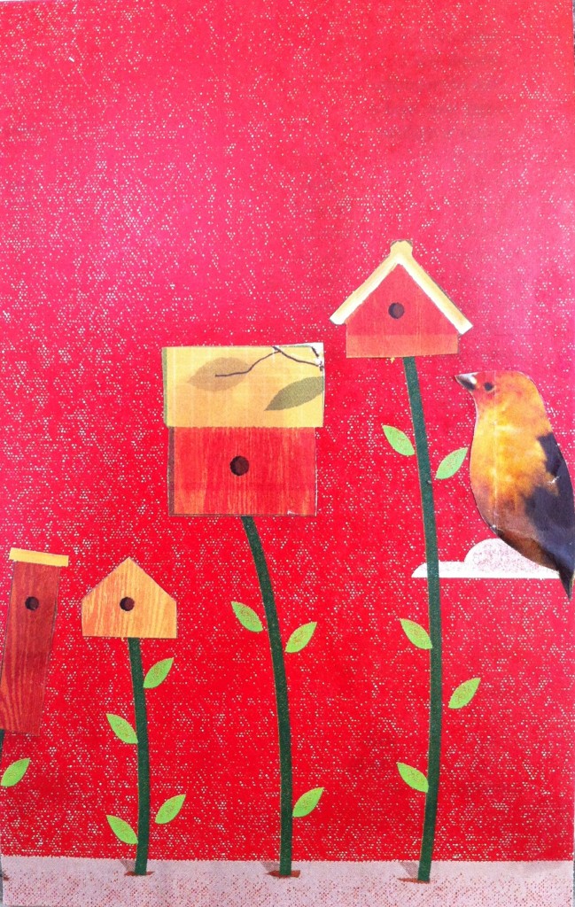 go play project, 30 days of collage, creativity challenge, bird by bird, Anne Lamott, Holly Gonzalez